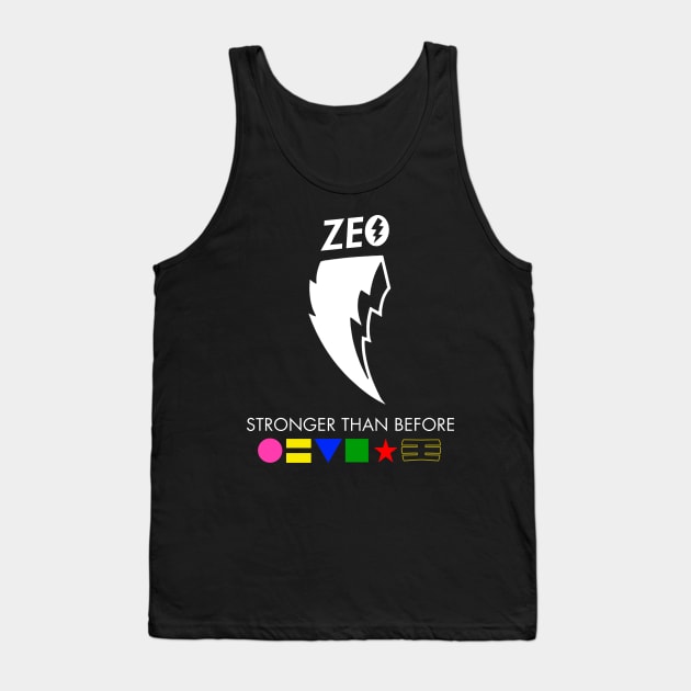 Power Rangers ZEO: Stronger than before Tank Top by projectwilson